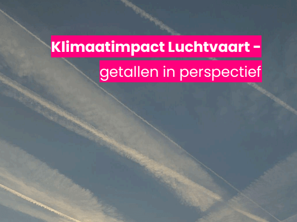 Klimaatimpact luchtvaart – getallen in perspectief